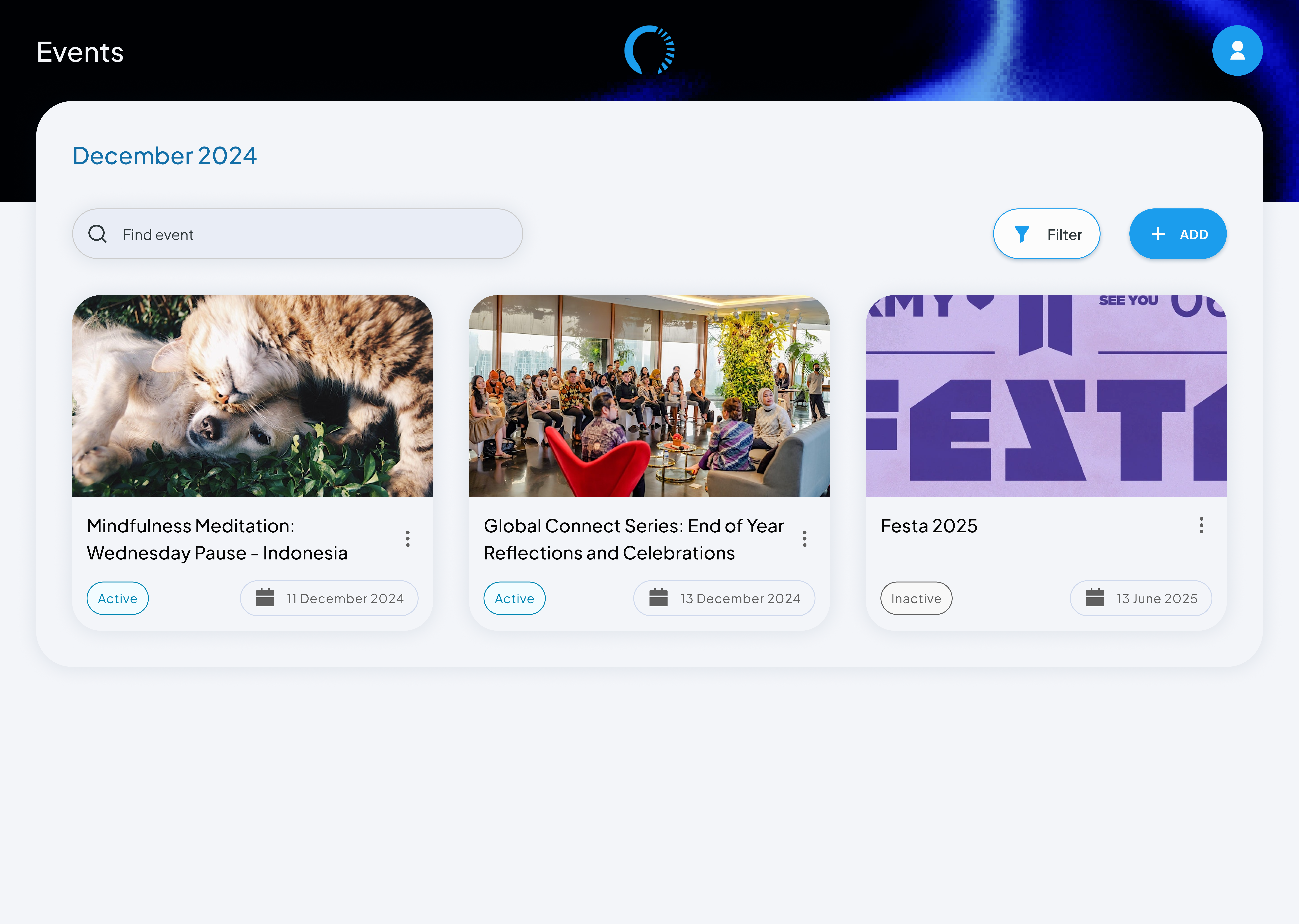 Events Dashboard